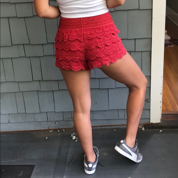 Fun, coral shorts for summer!! - Picture 2 of 3